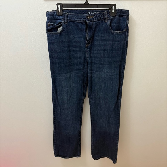Children's place jeans huskey 20 boys  Bootcut Semi-Évasée Blue Jeans - Picture 1 of 7